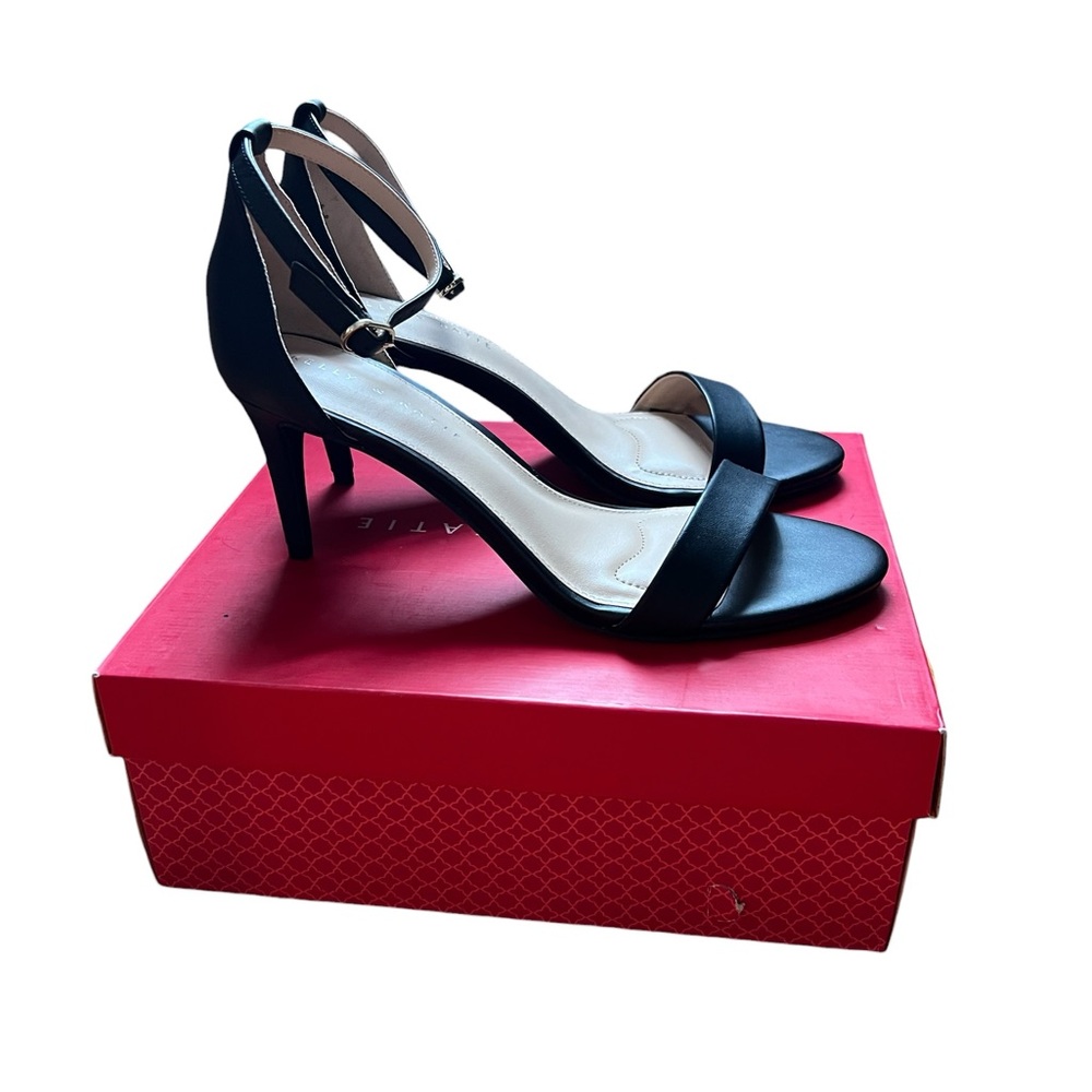 Kelly & Katie Black Strappy Heels